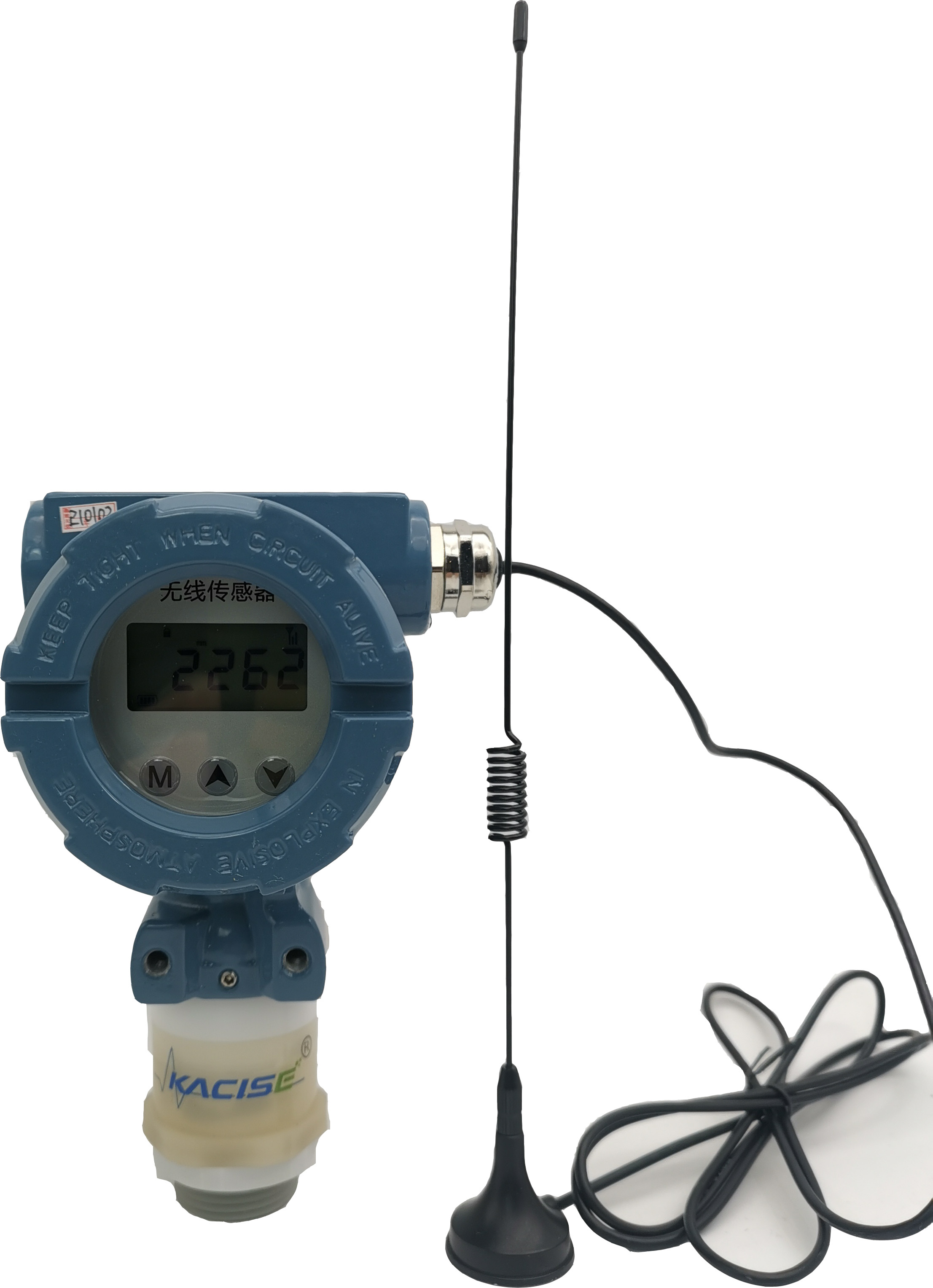 Intelligent Fluid Level Ultrasonic Transducer Sensor IP65 Waterproof