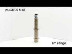 M18 Ultrasonic Distance Transducer , High Precision Distance Sensor Range 1000mm