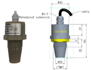 intelligent Ultrasonic water level meter 5V RS485 output PVDF liquide Level Sensor KUS600
