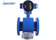 12V IP68 WaterProof Magnetic Flow Meter Low Power Consumption Blue Color