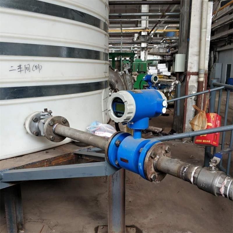 RS485 Modbus Digital Electromagnetic Flow Meter for Acid Alkali Resistant Liquids with High Accuracy