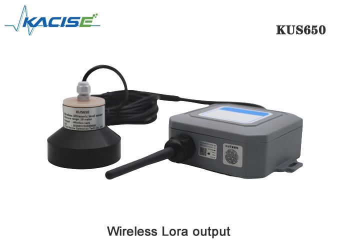 KUS650C low power and 10m range wireless ultrasonic level sensor with 4G/Lora/GPRS/NB