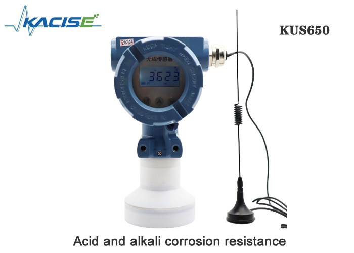 KUS650 Corrosion and acid and alkali resistance distance ultrasonic wireless level sensor iot  with 4G/Lora/GPRS/NB
