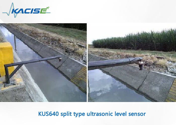 KUS640 ultrasonic level sensor with display for continuous liquids and solids level measurement
