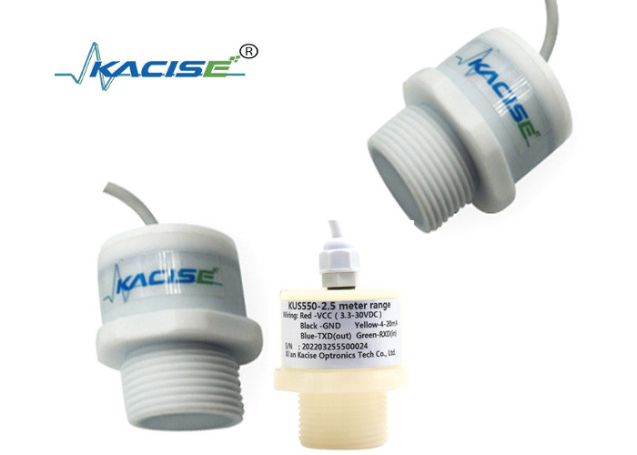 RS485 Output Sewage Pool PTFE water level meter Low power consumption intelligent ultrasonic 3m water level sensor