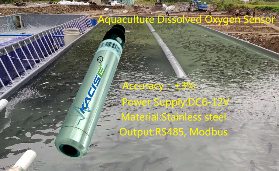 RS485 output Dissolved Oxygen Sensor Water Quality Sensor IP68 Optical fluoresce do probe For Shrimp Farm