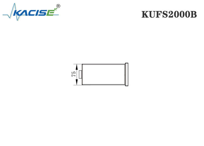 Clamp On Type Ultrasonic Flow Meter Panel Mount KUFS2000B with accuracy ≤1%