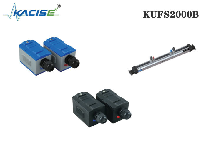 Clamp On Type Ultrasonic Flow Meter Panel Mount KUFS2000B with accuracy ≤1%