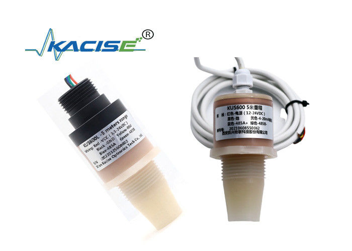 12V High Accuracy Ultrasonic Level Sensor with RS485 Output and IP68 Waterproof for Water Tank Level Measurement