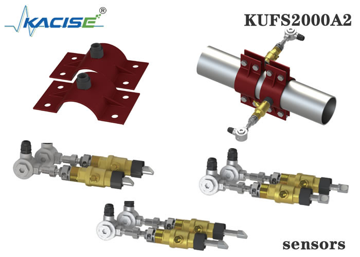 KUFS2000A2 Wall Mount Insertion Ultrasonic Flow Meter For Size DN50 - DN6000 Pipe