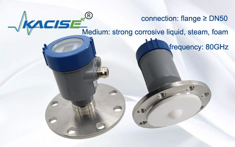 Kacise 80GHz Radar Level Transmitter with RS485 Modbus Output for 100m Range Level Measurement