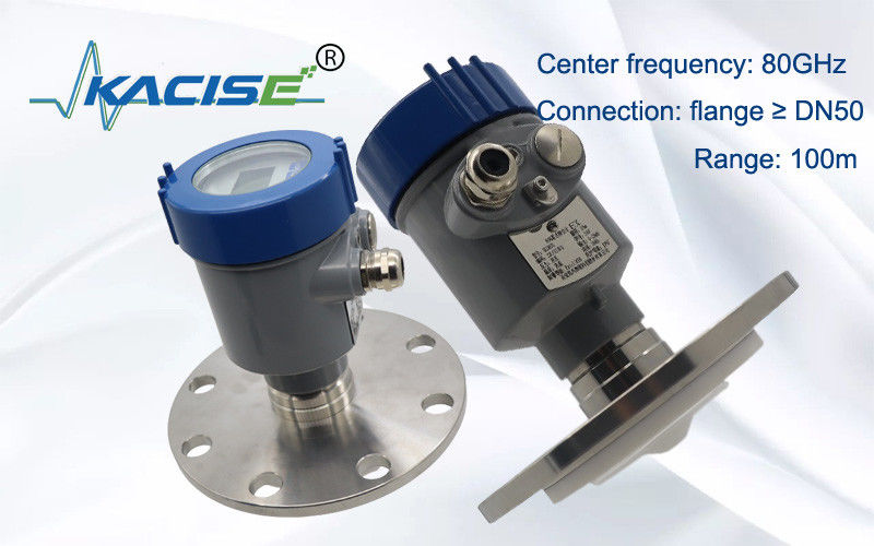 KACISE OEM 80GHz Radar Level Sensor with 4-20mA Output and IP67 Protection for High Level Measurement