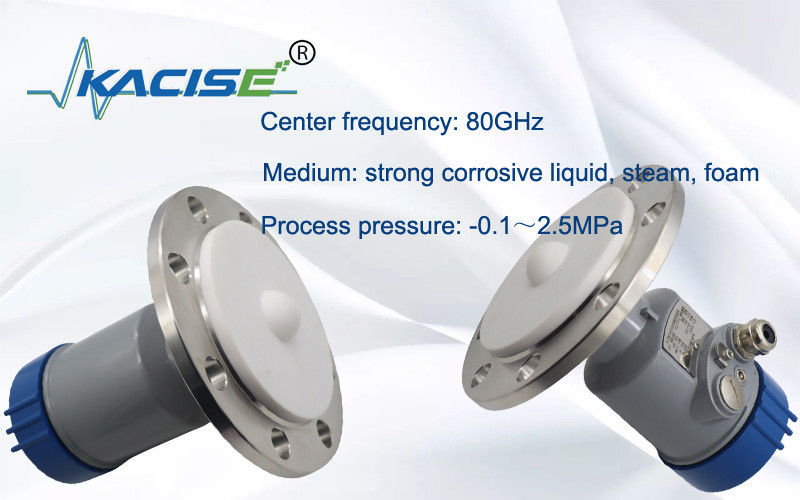 80GHz Radar Level Gauge for High Temperature and Corrosive Tanks with FMCW Technology