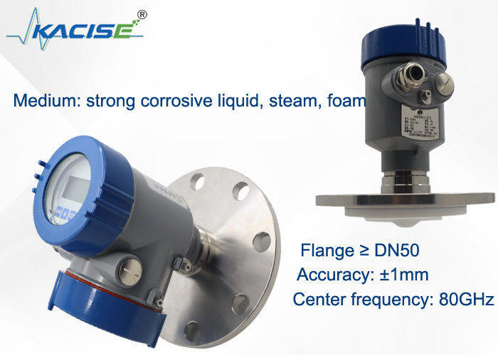 80GHz Radar Level Gauge for High Temperature and Corrosive Tanks with FMCW Technology