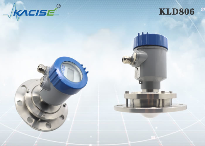 KLD806 Powder Radar Level Sensor Flange Mounting Support Two Wire / Four Wire System