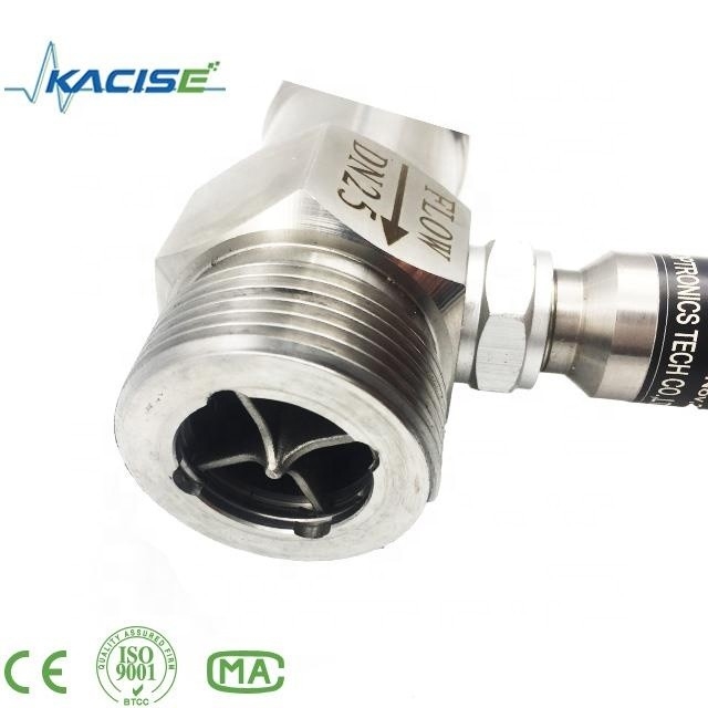 Natural Gas Flow Meter SS304 Digital Turbine Flowmeter with output 4~20mA/Pulse/RS485