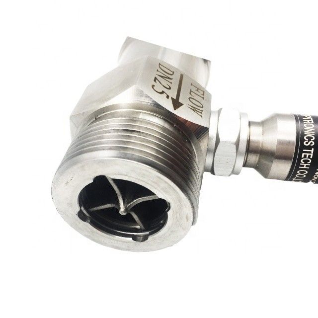 High Accuracy SS304/SS316 Turbine Flow Meter with Flange/Thread/Sanitary Connection for Juice and Beer