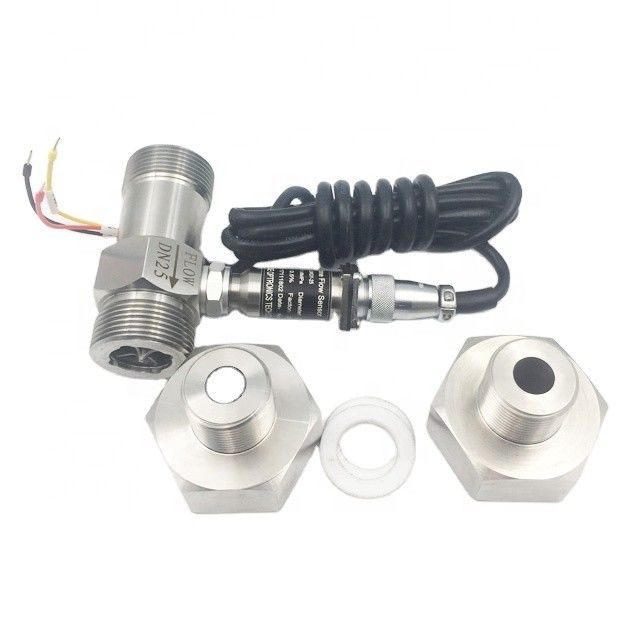High Accuracy SS304/SS316 Turbine Flow Meter with Flange/Thread/Sanitary Connection for Juice and Beer