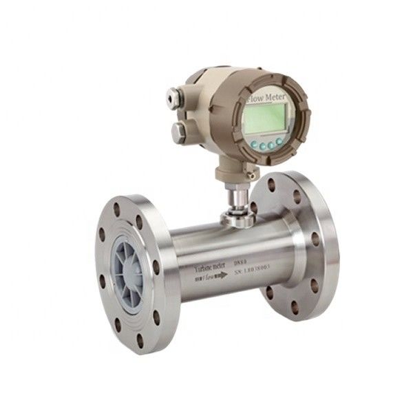 High Accuracy SS304/SS316 Turbine Flow Meter with Flange/Thread/Sanitary Connection for Juice and Beer