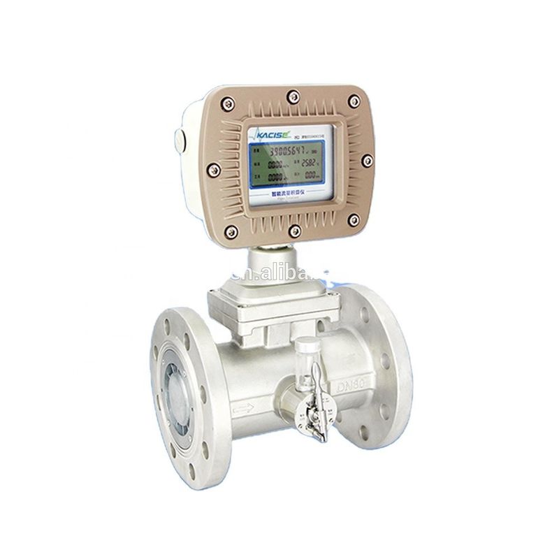 Stainless Steel Gas Turbine Flow Meter with 4-20mA Output and Explosion Proof Design