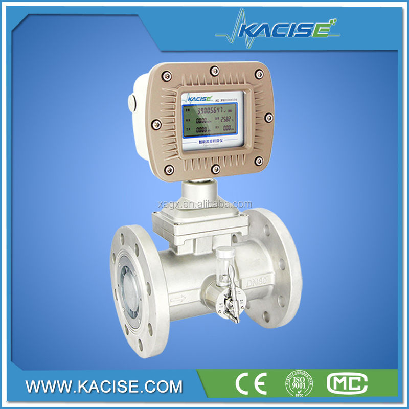Natural Gas Turbine Flow Meter Digital Flowmeter with 4-20mA Output Explosion Proof and High Accuracy ±1.5%