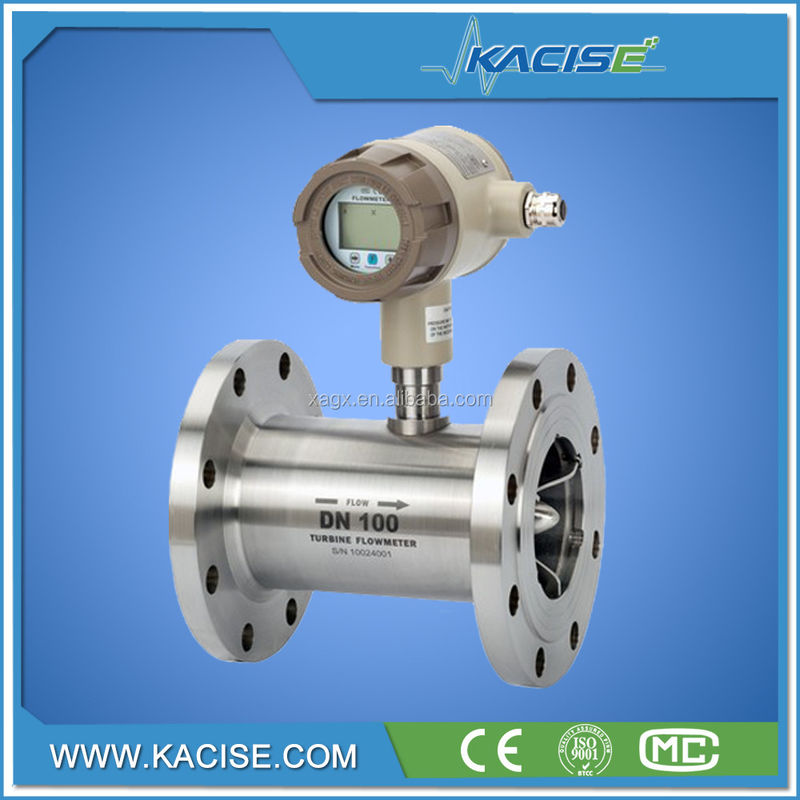 Natural Gas Turbine Flow Meter Digital Flowmeter with 4-20mA Output Explosion Proof and High Accuracy ±1.5%