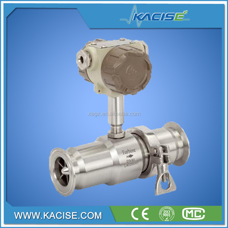 304 Stainless Steel Gas Turbine Flow Meter Flange Type Flow Meter
