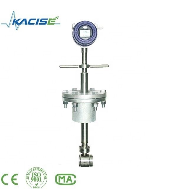 Digital vortex target flow meter with Power supply 24VDC and 3*1.2V battery or AC90 ~260V power adapter