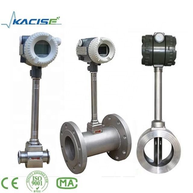 IP68 Protection Stainless Steel Vortex Flow Meter with 1.0% Accuracy for Steam and Liquid Measurement