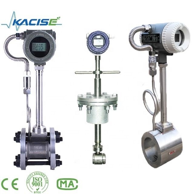DN4~DN100 air pulse output steam integrated vortex liquid flow meter，Pipe diameter 15mm~6000mm
