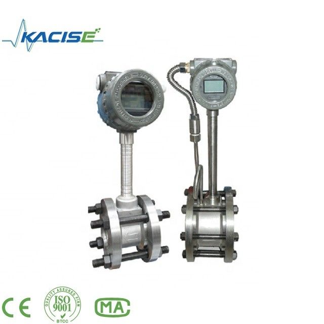 RS485 Biogas Vortex Flow Meter with Flange Clamp Connection for DN15-DN1800mm Pipes