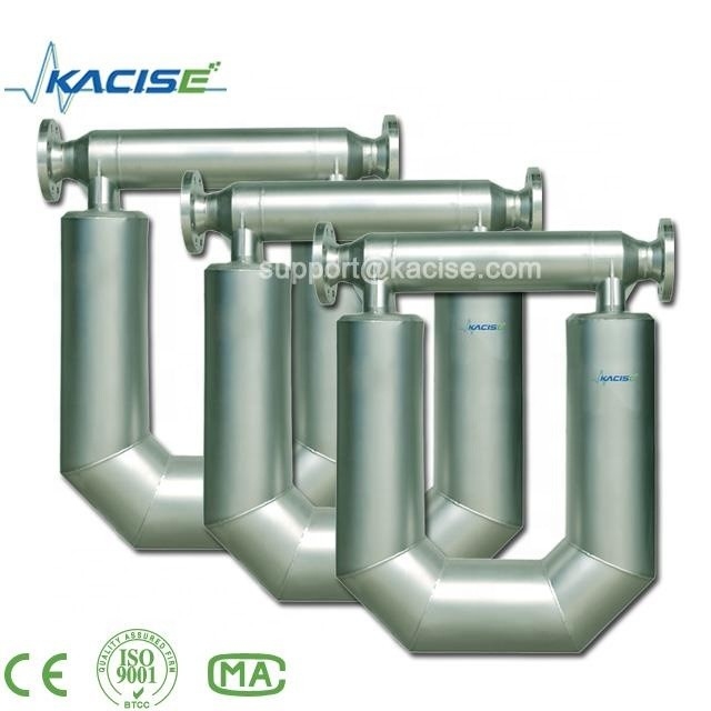 Coriolis gas / H2 mass flow meter with low velocity flow range
