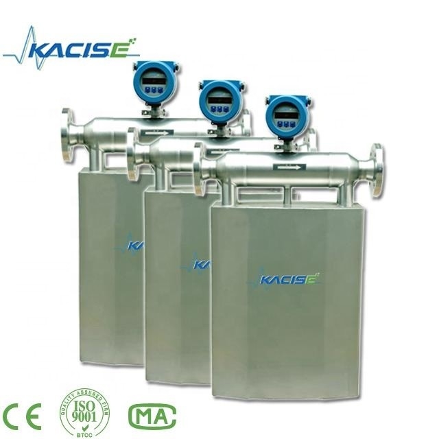 Coriolis gas / H2 mass flow meter with low velocity flow range