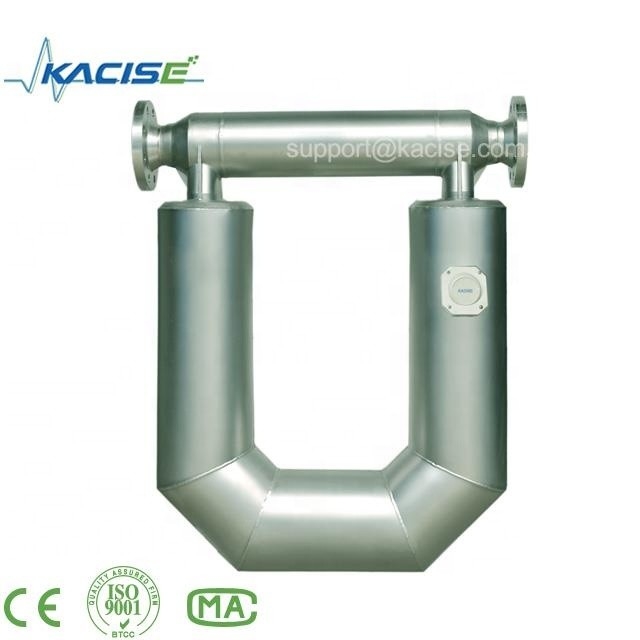 Coriolis gas / H2 mass flow meter with low velocity flow range