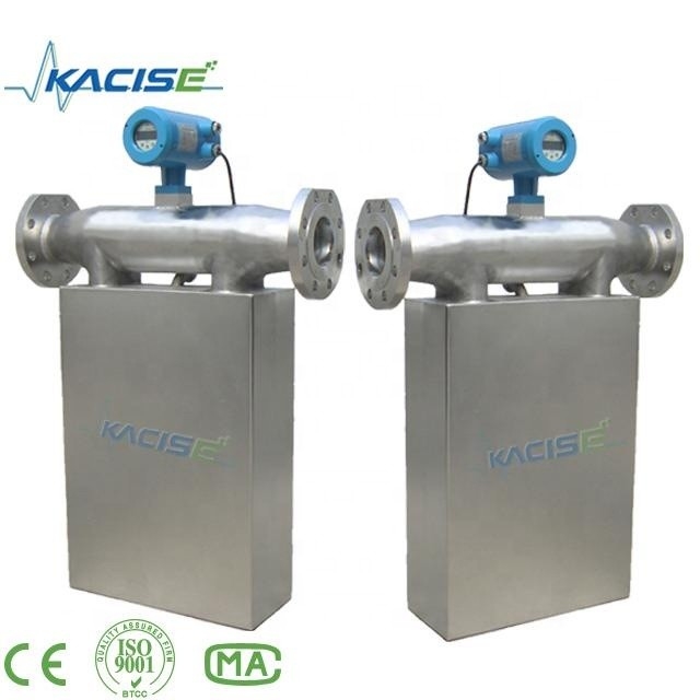 Coriolis gas / H2 mass flow meter with low velocity flow range