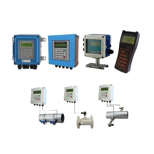 KUF Series Water Pulse Flow Meter with 1.0% Accuracy Clamp On Type and 4-20mA Output