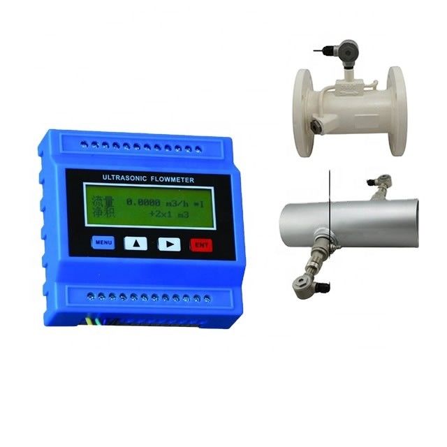 KUF Series Ultrasonic Flow Meter with 1.0% Accuracy and Clamp On Type for Water Measurement