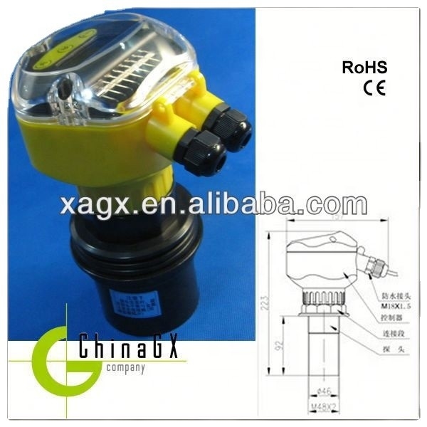 High quality long distance ultra short blind zone GXUM series intelligent flange level transmitter