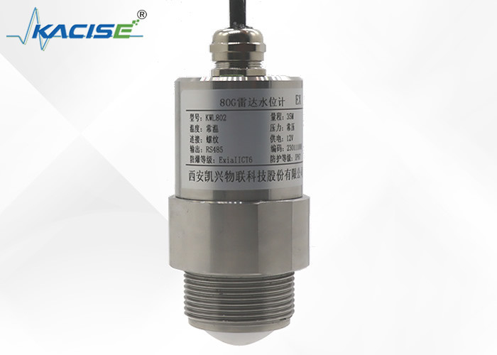 KWL800 76 - 81GHz FM Continuous Wave Radar Water Level Sensor With RS485 Modbus Communication