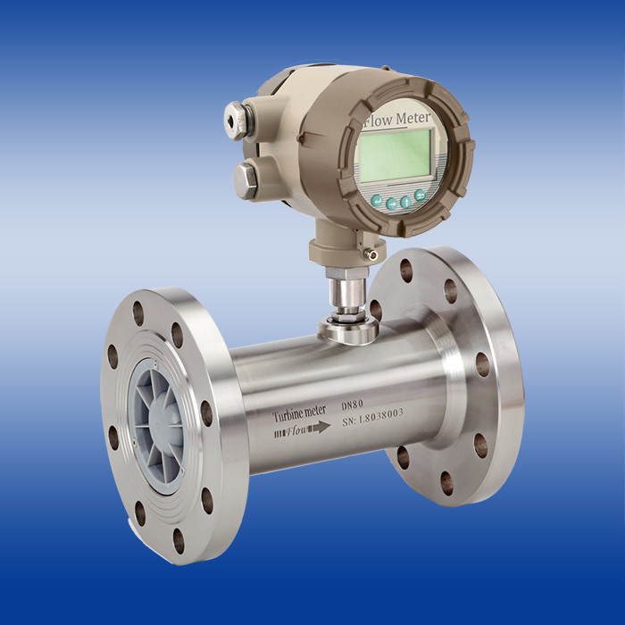 Turbine Flow Meter Indicator Rotary Vane Flow Meter with power supply 220VAC/ 24VDC