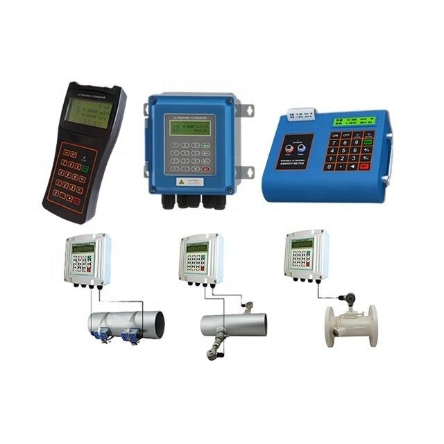 Wireless Clamp On Ultrasonic Flow Meter with 1.0% Accuracy for DN15 to DN6000 Pipes