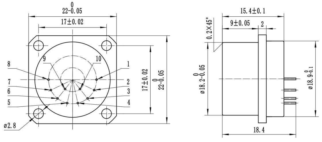 KSJB6 Series Quartz Accelerometer Sensor with K0/K1＜20mg ±30g Scope and High Temperature Resilience for Petroleum Field