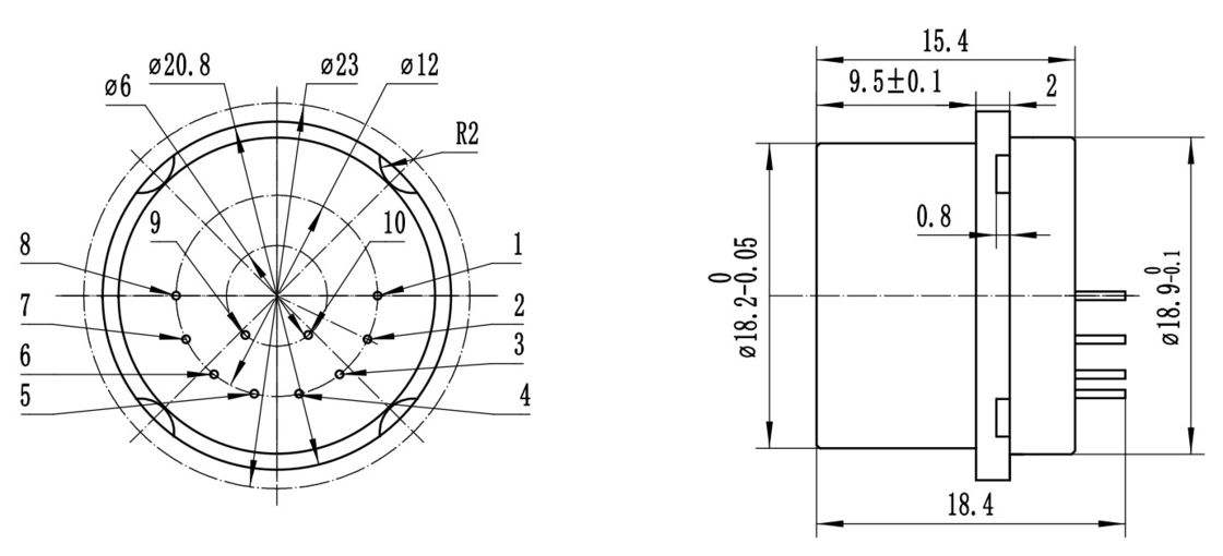 KSJB6 Series Quartz Accelerometer Sensor with K0/K1＜20mg ±30g Scope and High Temperature Resilience for Petroleum Field