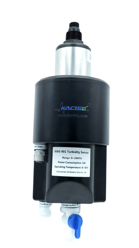 Low-Range Turbidity Sensor with 0~10NTU Range, Self-cleaning Wiper, and Modbus RS485 Output for Water Quality Monitoring
