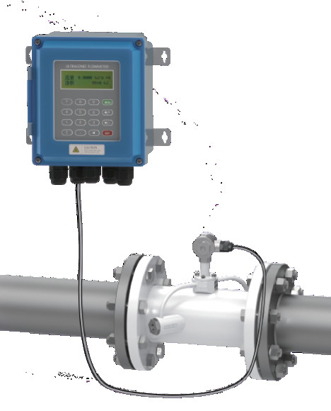 Variable Area Liquid Digital Ultrasonic Flow Meter For Flow Measurement with pipe  diameter DN15~6000mm