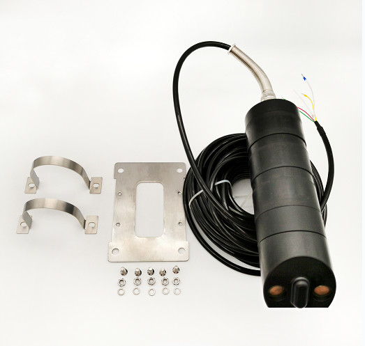 ABS Split Shell Industrial Ultrasonic Doppler Flow Meter For Water Depth Range 0.02-10m