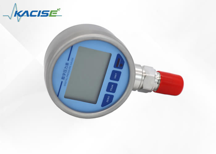 Precision Digital Pressure Gauge with IP65 Rating, Over Pressure Protection, and Large LCD Backlight