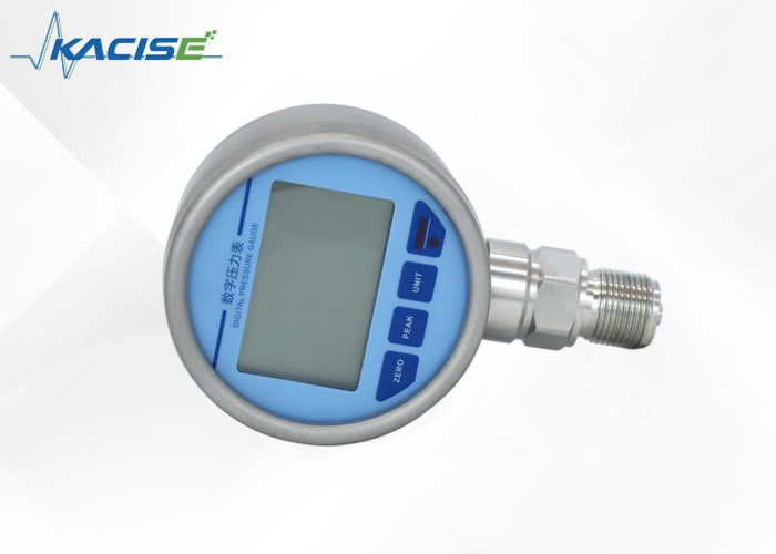 Stainless Steel 304 Digital Oil Pressure Gauge with IP65 Fluororubber Sealing Ring Waterproof
