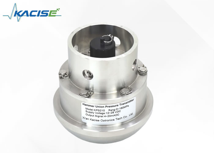Stainless Steel 17-4PH IP65-Rated Hammer Union Pressure Transmitter with Overload Protection and 4-20m ADC Output Signal