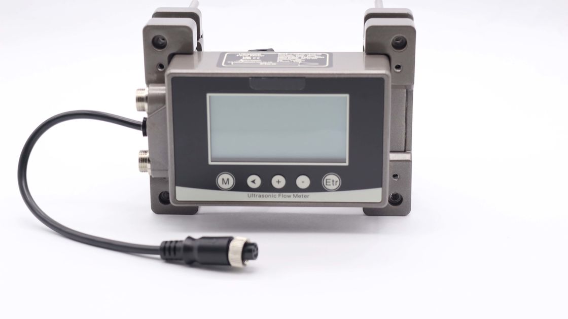 Modbus RS485 Communication Ultrasonic Flow Meter with Clamp-On Design and 256*128 Backlit LCD